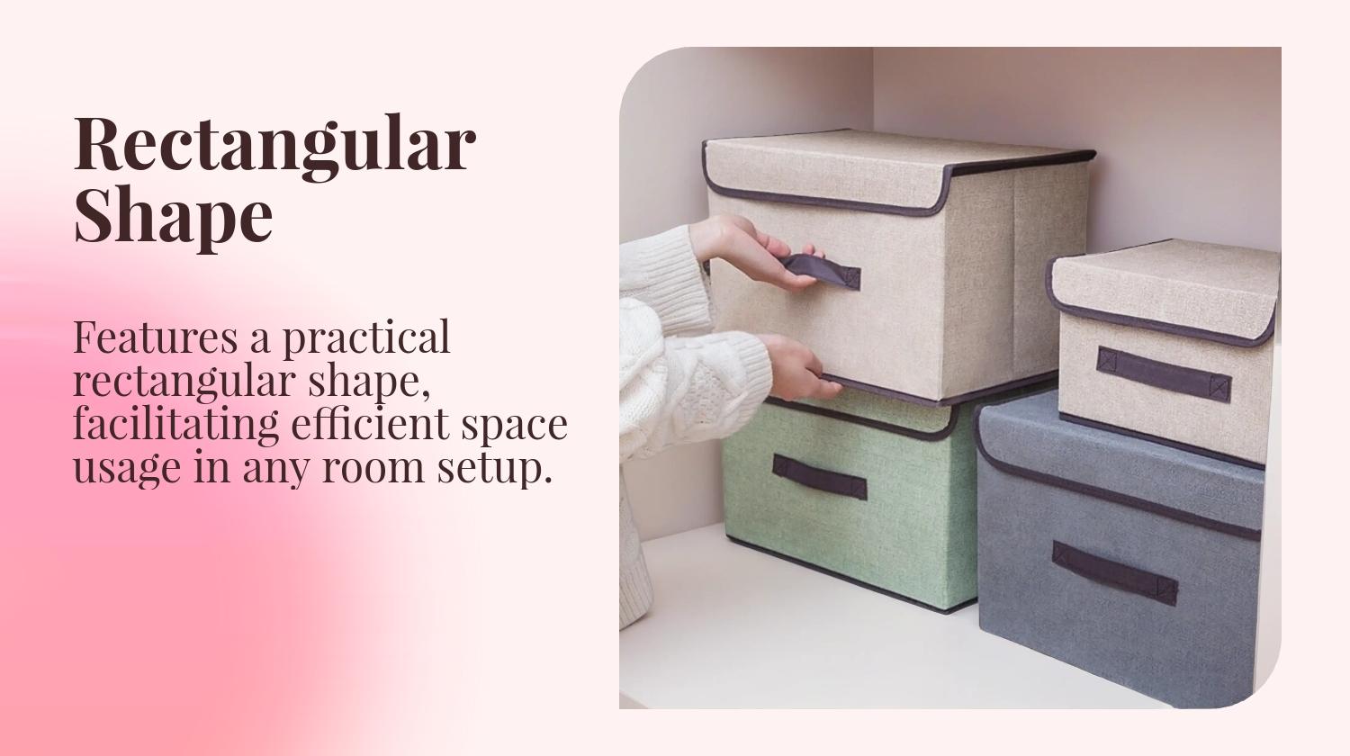 Foldable Storage Box, Multi-Functional Organizer Basket, Durable and Versatile Solution for Home and Office Organization, Collapsible Storage Bin, Multifunctional Storage Bin