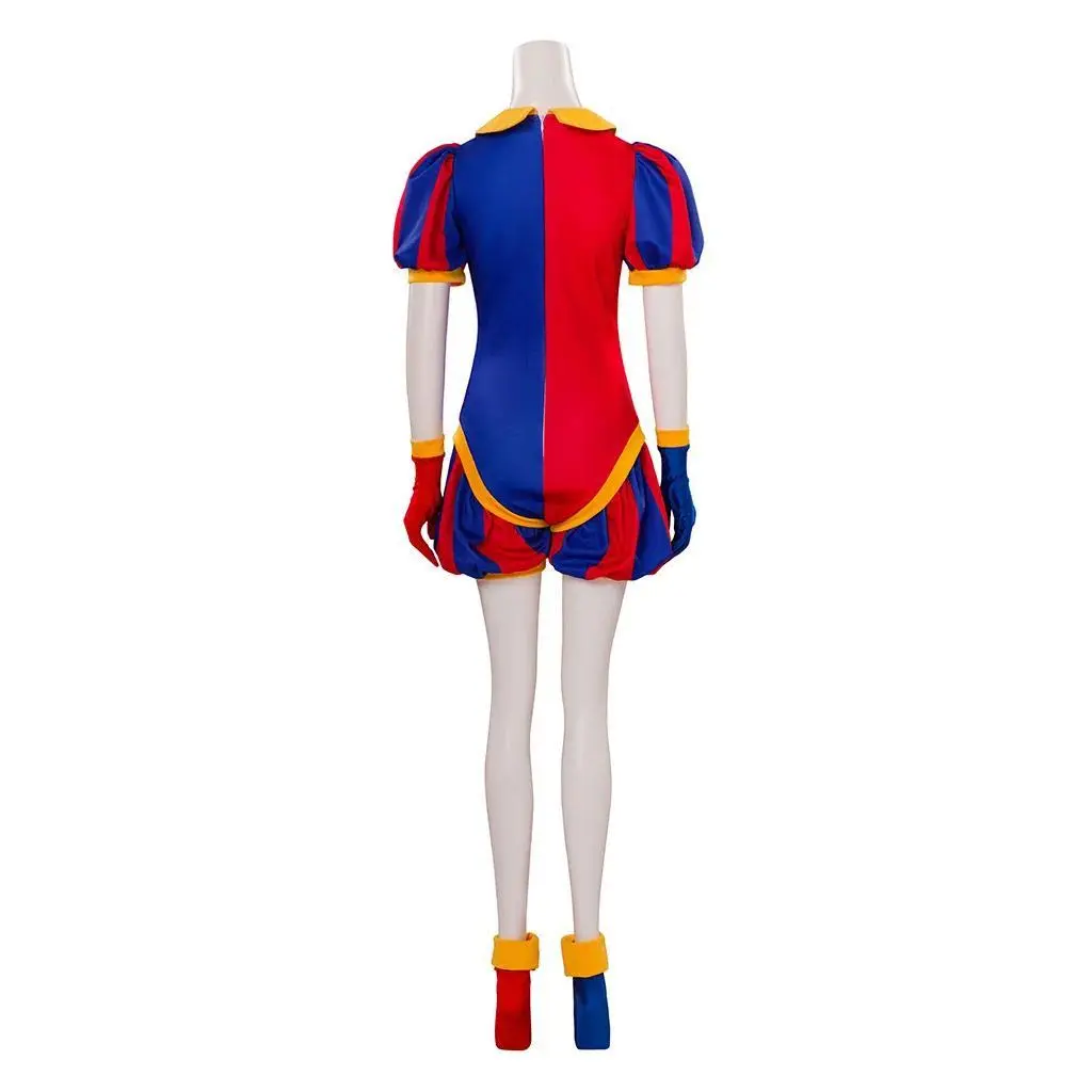 Pomni Cosplay Costume Hat Disguise Halloween Carnival Party Clothing