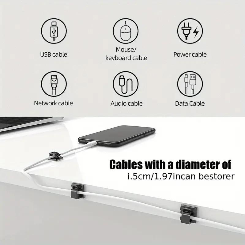 352 Piece Cable Management Tool Kit, Cable Organizer, 4 Cable Sleeves, 43 Clips, 10 Wire Holders, 22 Ties, 20 Wall Mounts, 200 Fasteners for TV Office Home Electronics
