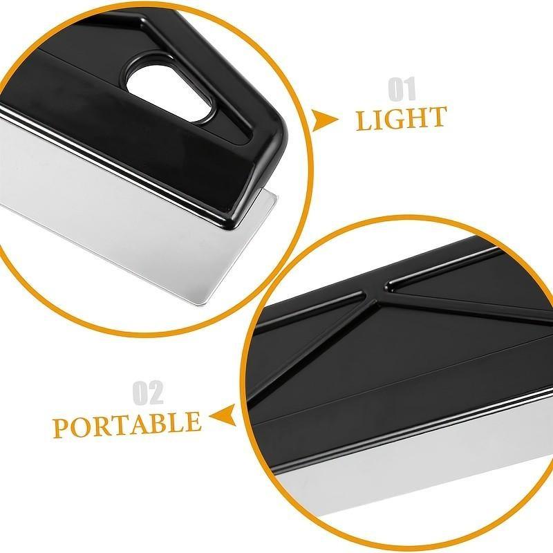 Professional 12-Inch Paint Protection Corner Guard, Ergonomic Handle, Durable Plastic and Metal, Ideal for Wall Trimming and Wallpaper Cutting