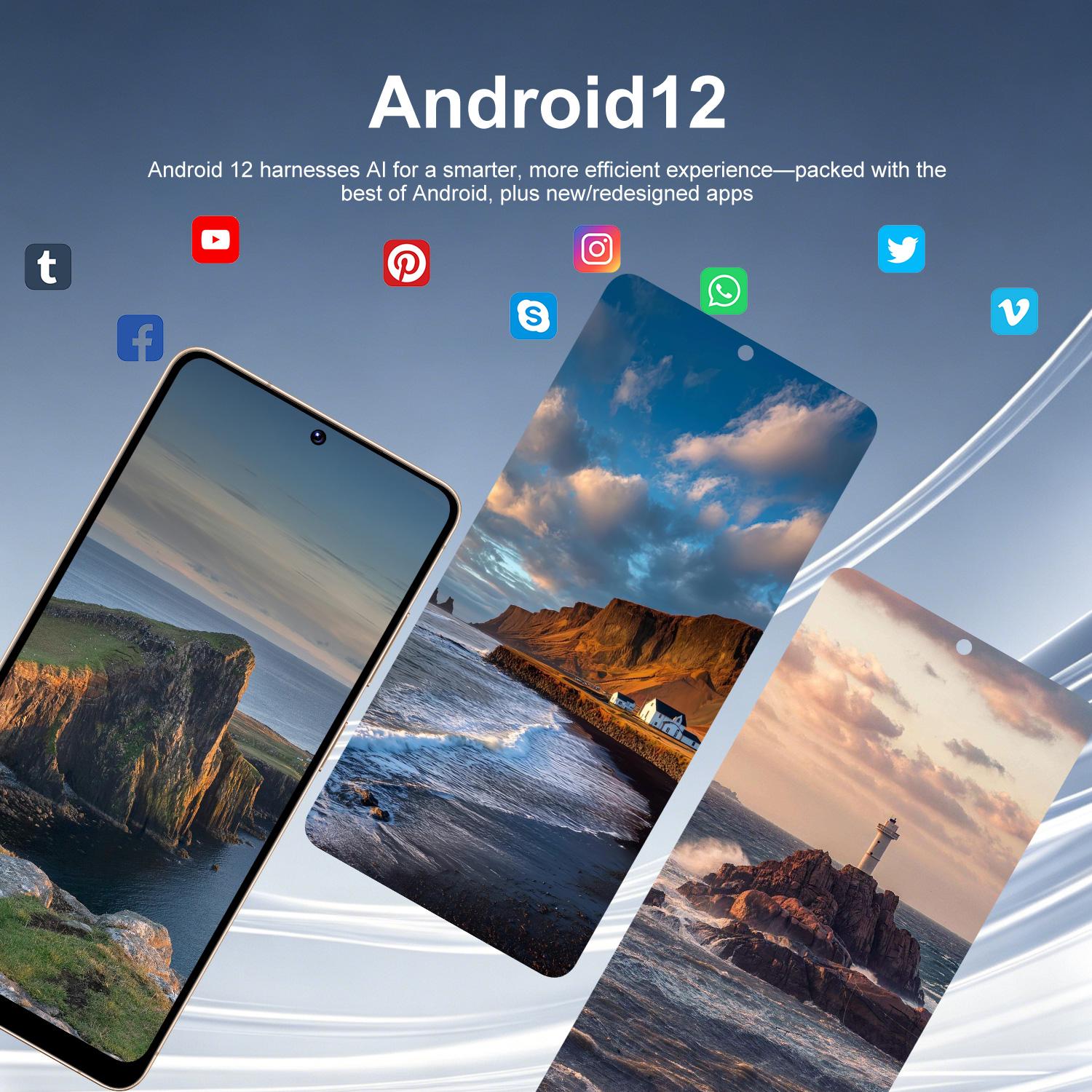PTKESAL-26 Ultra 4g Smartphone, 6.75-Inch Screen, 3+32GB RAM, Mtk6762 Processor, Android 12, 4100mah Battery, Face Unlock, Stylus Included