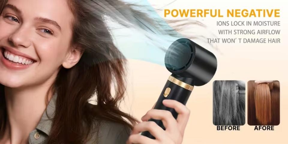 Multifunctional 5-In-1 Hair Styler, Automatic Curl/straight System, Smooth Shine, Quick Dry, Ceramic Coating, Salon Professional Blow Dryer