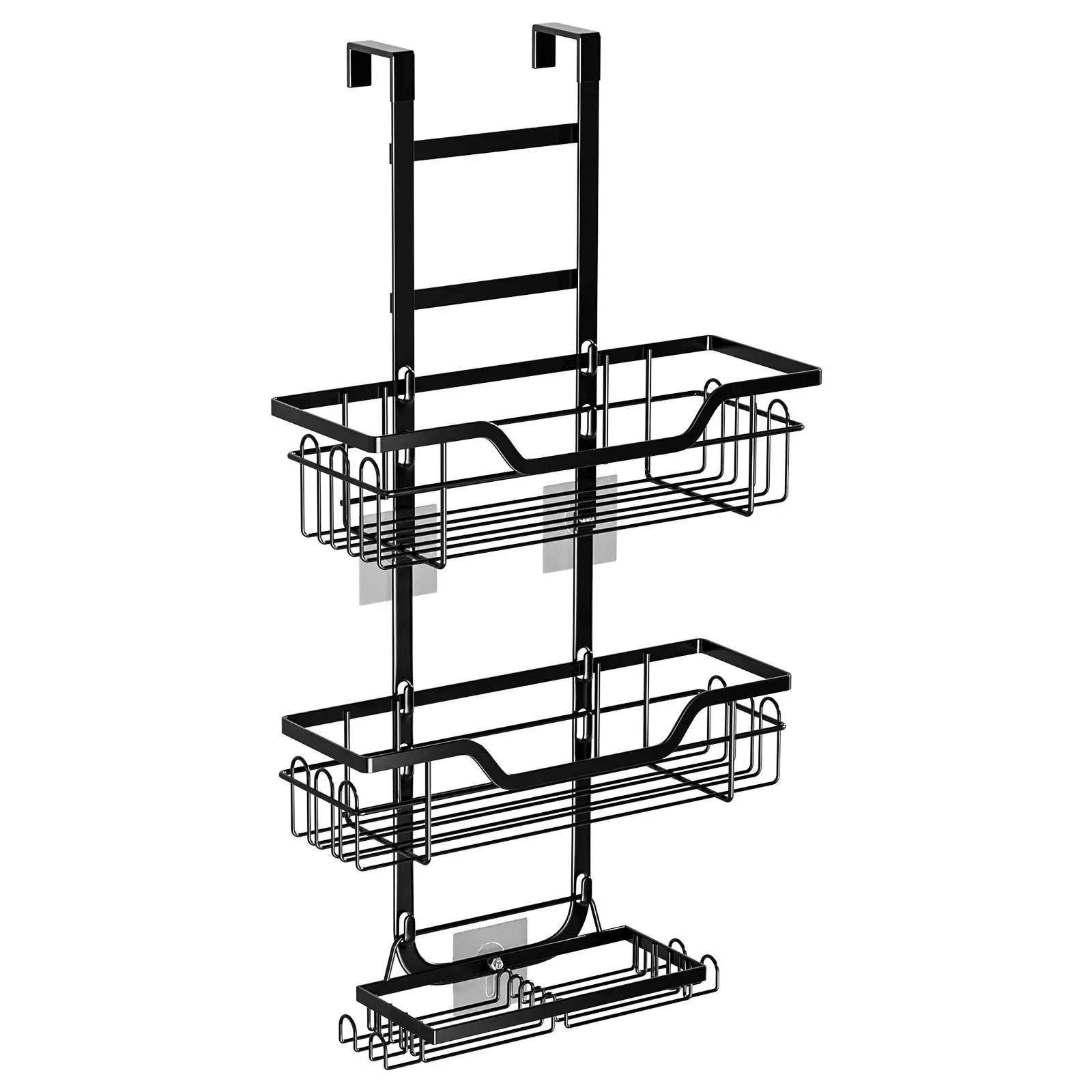 Multi-Layer Bathroom Shelf, No-Drill Wall-Mounted Organizer, 3-Tier Soap & Towel Holder, Space-Saving Storage Solution for Bathroom