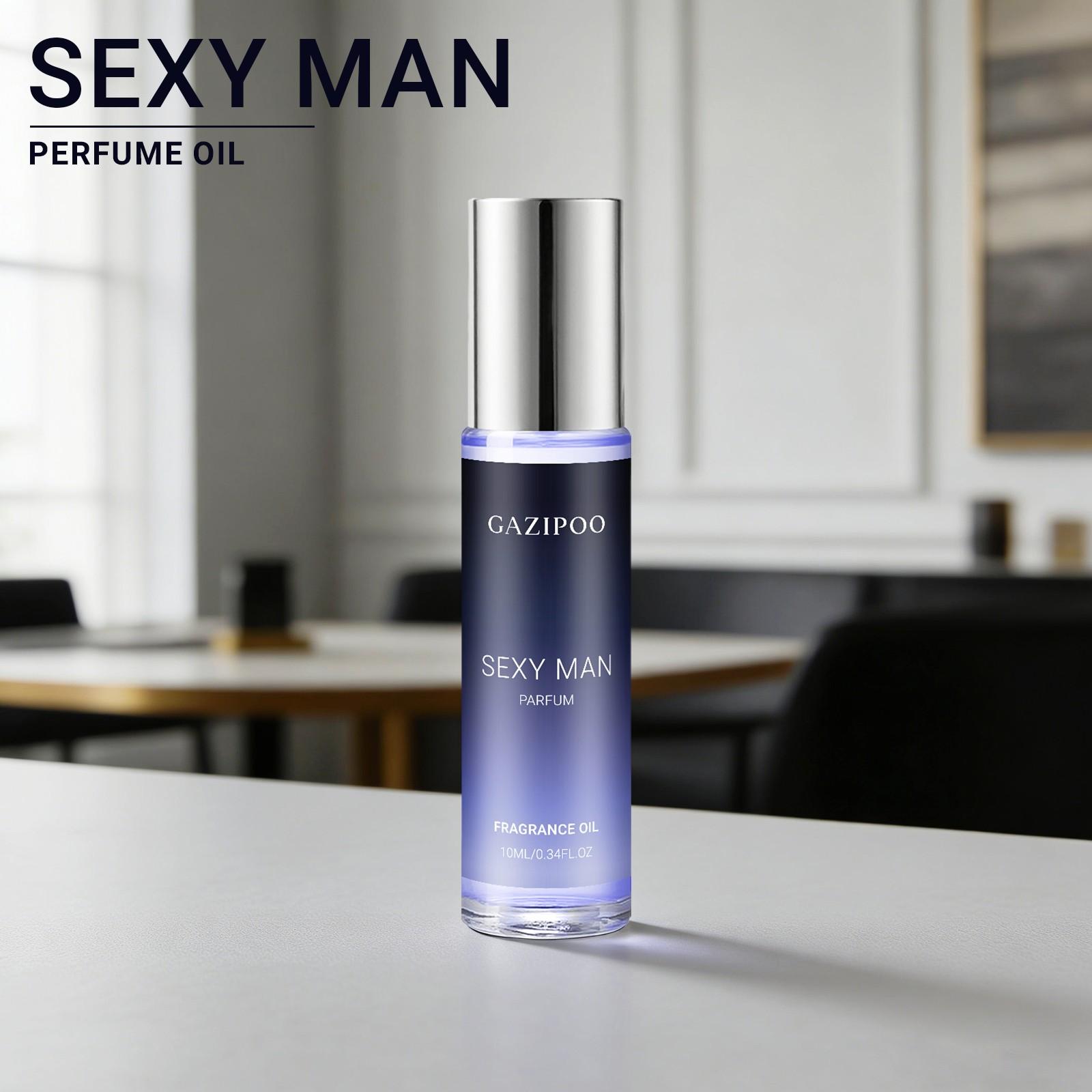 10ML Portable Woody Fragrance Perfume, Fresh Grapefruit Lemon Mint Pepper, Warm Ginger Clove Jasmine Amber, Deep Incense Cedar Sandalwood Vetiver