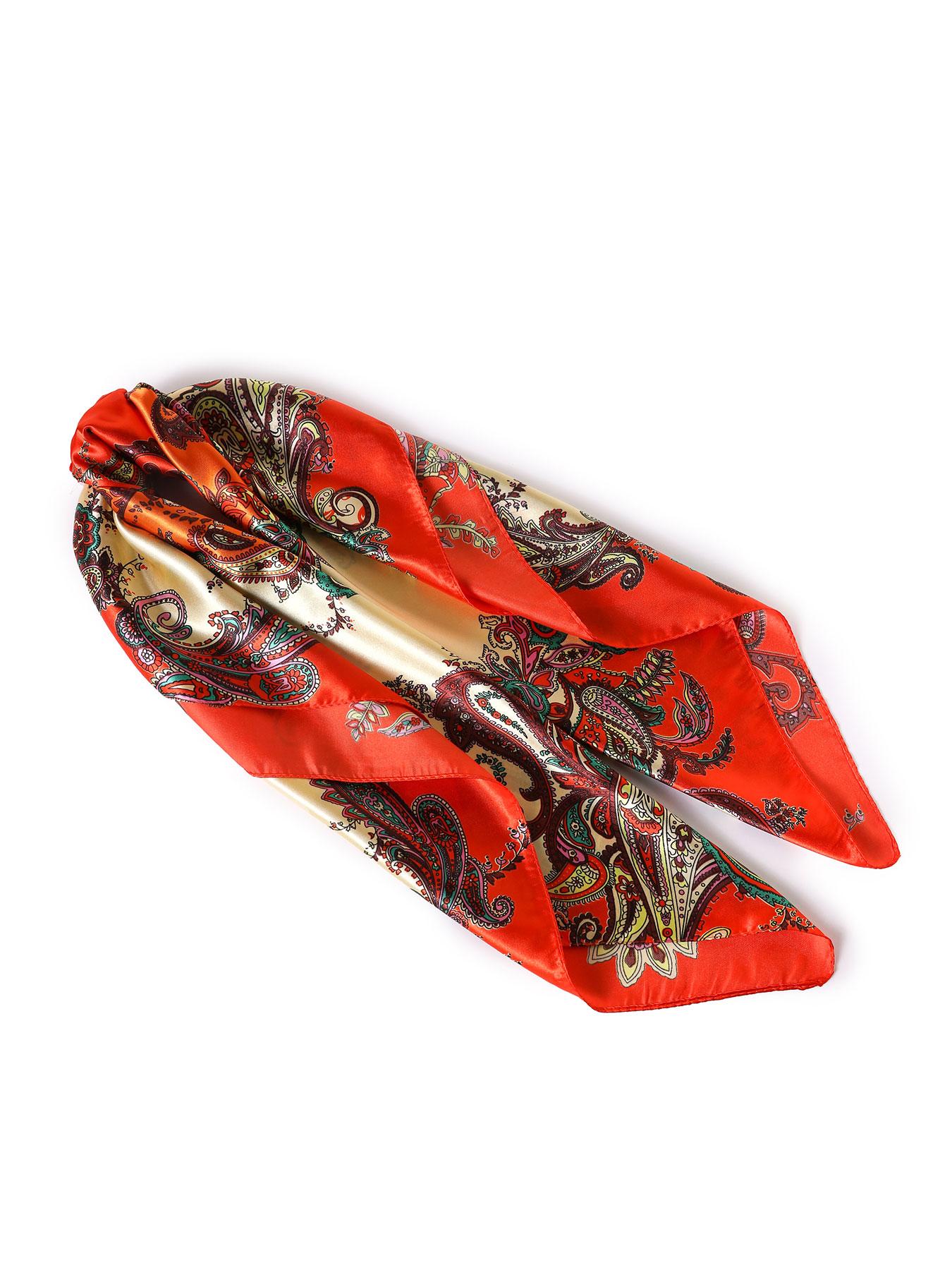 Women's Paisley Print Square Scarf, Boho Style Hair Scarf, Fashionable Hair Accessories for Women & Girls, Casual Versatile Scarf for Daily Wear