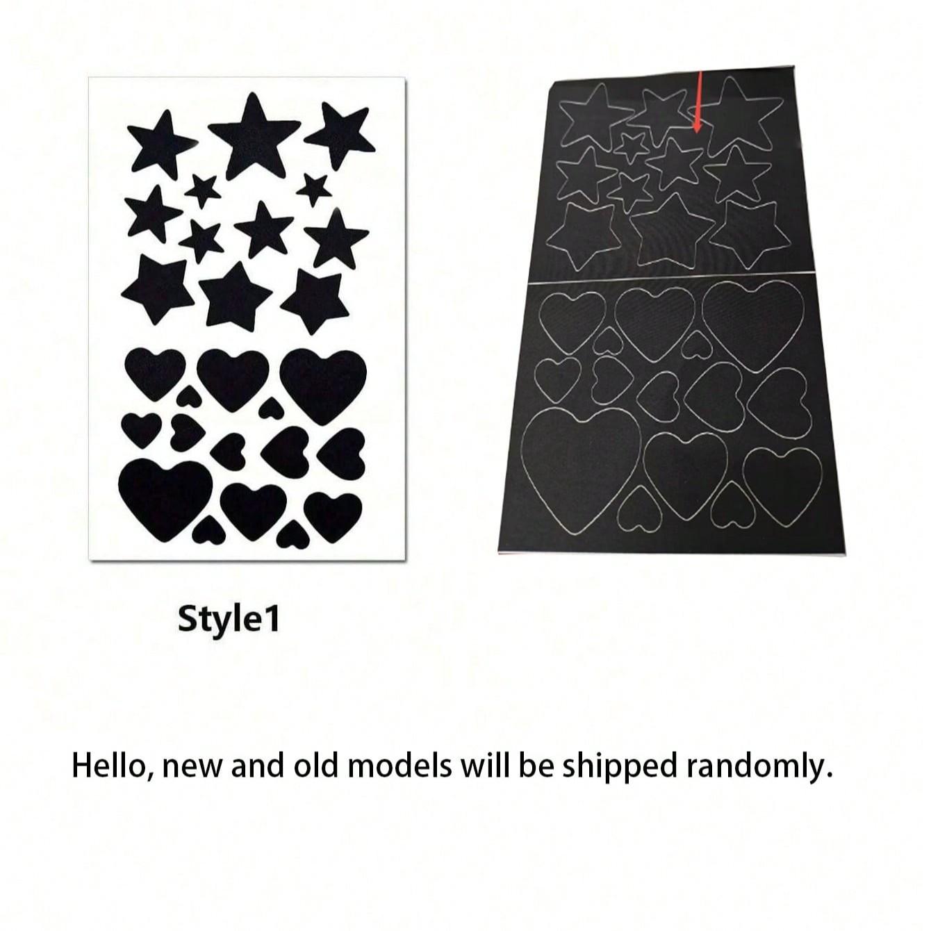 Waterproof Multi-Pattern Cartoon Self-Adhesive Patches, Down Jacket Repair and Decoration, Large Fabric Stickers for Down Jackets