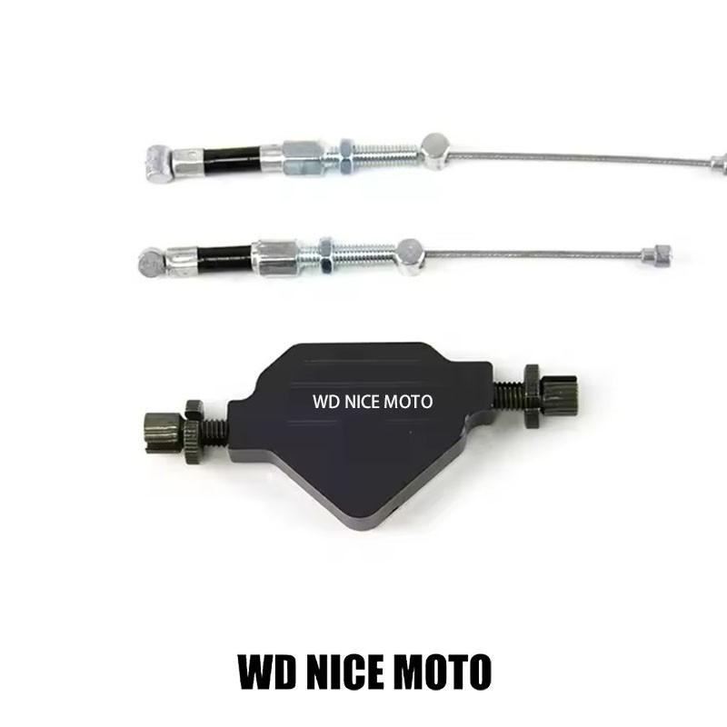 WD NICE MOTO Motorcycle Cnc Aluminum Stunt Clutch Lever, Easy Pull Cable System, Universal Off-Road Dirt Pit Bike Modification Parts