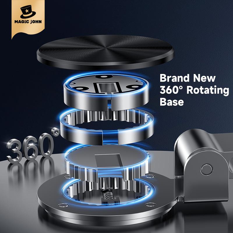 MAGIC JOHN 360 Degree Stable Phone Tablet Holder Portable Ultra Strong Support