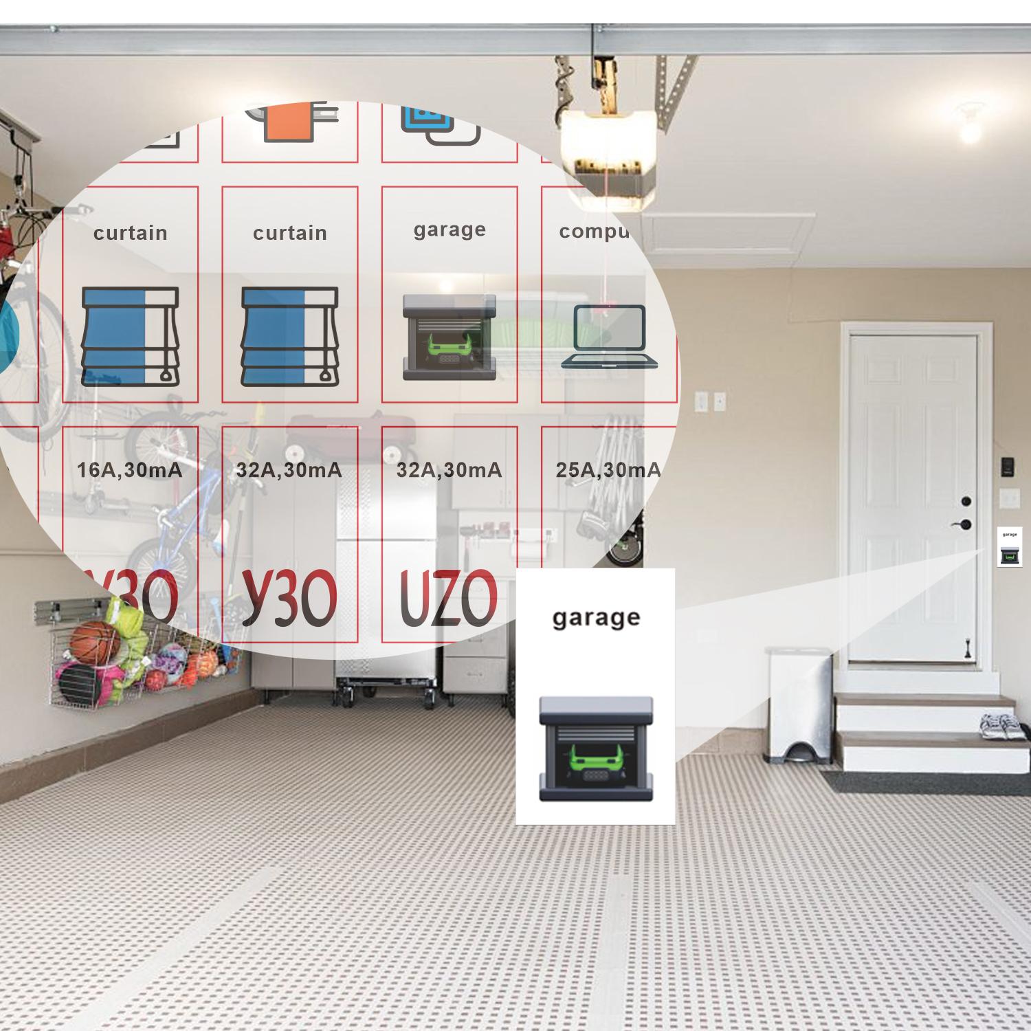 Electrical Panel Index Label Stickers, Switch Label Set, Circuit Breaker Reminder Decals, Home & Office Decor, Electrician Tools, Adhesive Stickers