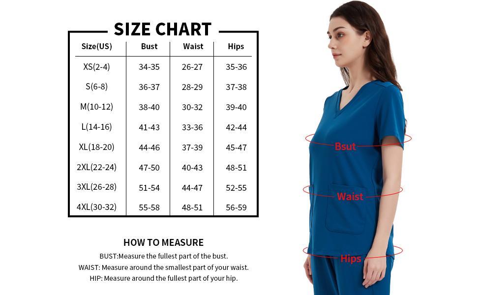Stretchy Scrub Tops Nurse Uniform Tops for Women with Pockets Soft Nursing Clothes Breathable Workwear Vneck Womenswear Fitted Basic Minimalist Stretchy Scrub Tops Nurse Uniform Tops for Women with Pockets Soft Nursing Clothes Breathable Workwear Vneck Womenswear Fitted Basic Minimalist
