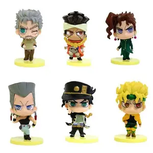 1 Pc Cute JoJo's Bizarre Adventure Action Figures Statue Kujō Jōtarō Higashikata Josuke Rohan PVC Model Collection Gift Toy