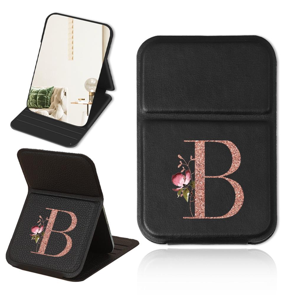 Foldable Durable Desktop Makeup Mirror, Non-Slip Handheld Design, Adjustable HD Cosmetic Tool, Perfect for Travel & Home Use, Travel Hand Mirrors