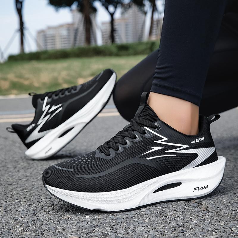 2026 Spring New Couple Running Shoes, Sporty Running Shoes, Lightweight Breathable Mesh Sport Sneakers, Comfortable Textile Casual Shoes for Men and Women