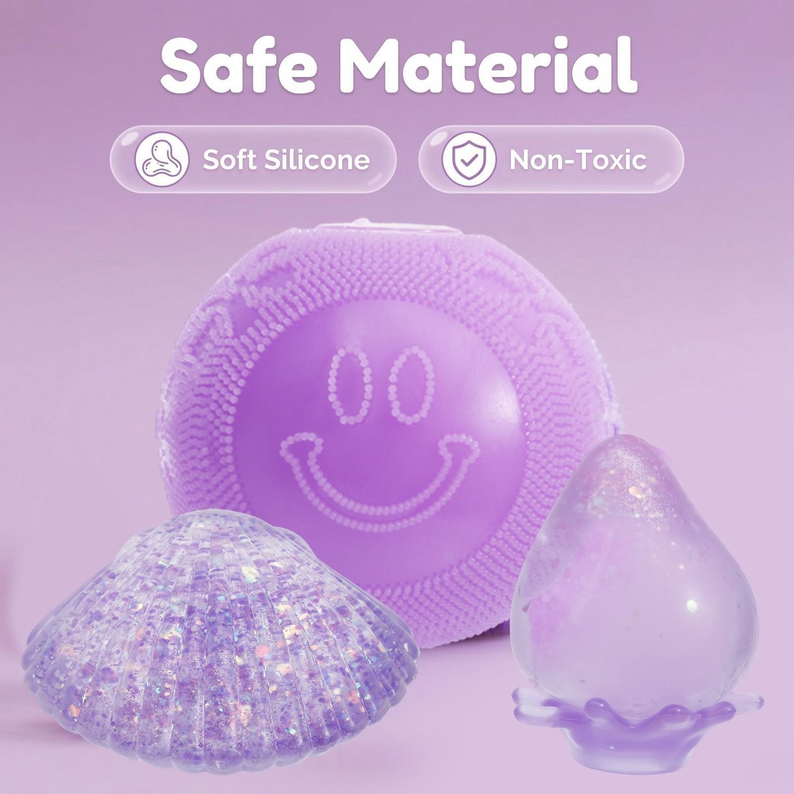 Stress Relief Toy Set, Malt Sugar Squeeze Therapy Kit, Creative Soft Gel Doll, Ideal for Pressure Relief, Birthday Gift, Party Present