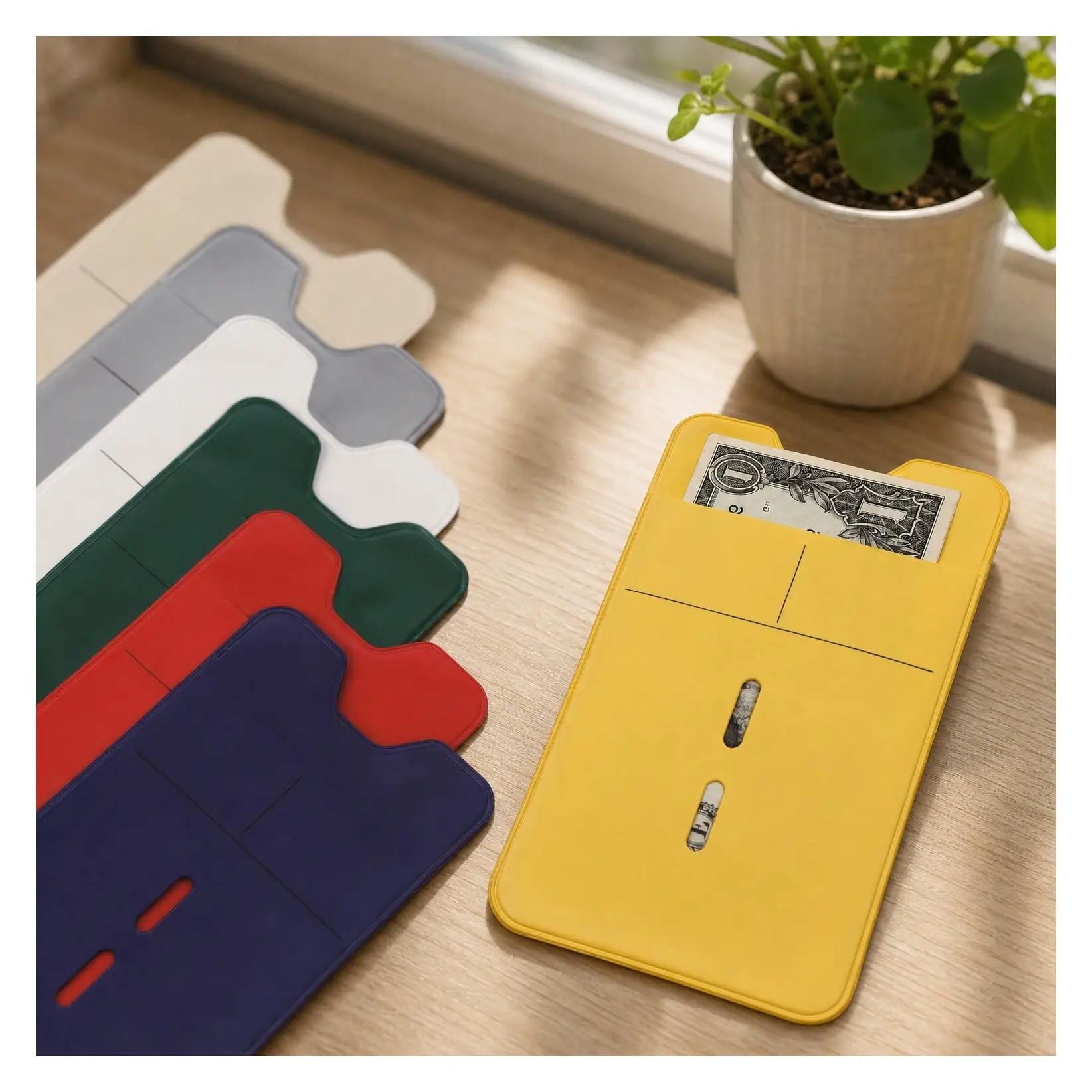 Reusable Heavy-Duty Vinyl Safe Deposit Envelope, Multi Color, Size 49 | Secure Cash Handling | Color-Coded OrganizationGift
