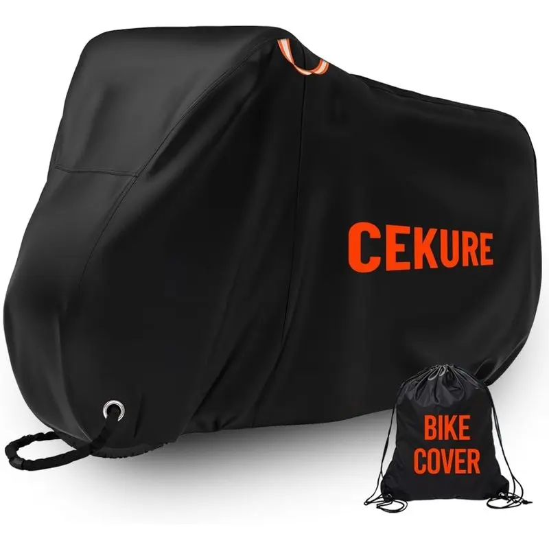 Outdoor sports 1-2 Bike Cover Waterproof Outdoor, Heavy Duty 210D Oxford Bicycle Cover| Tear resistant and windproof outdoor cover suitable for E bikes, comes with carry bag