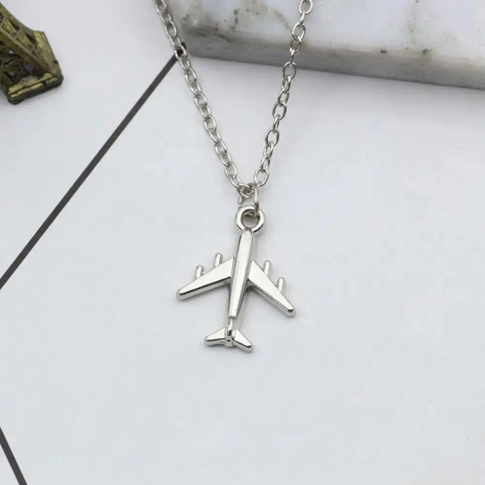 Trendy Unisex Jewelry Pendant Necklace Air Plane Chokers