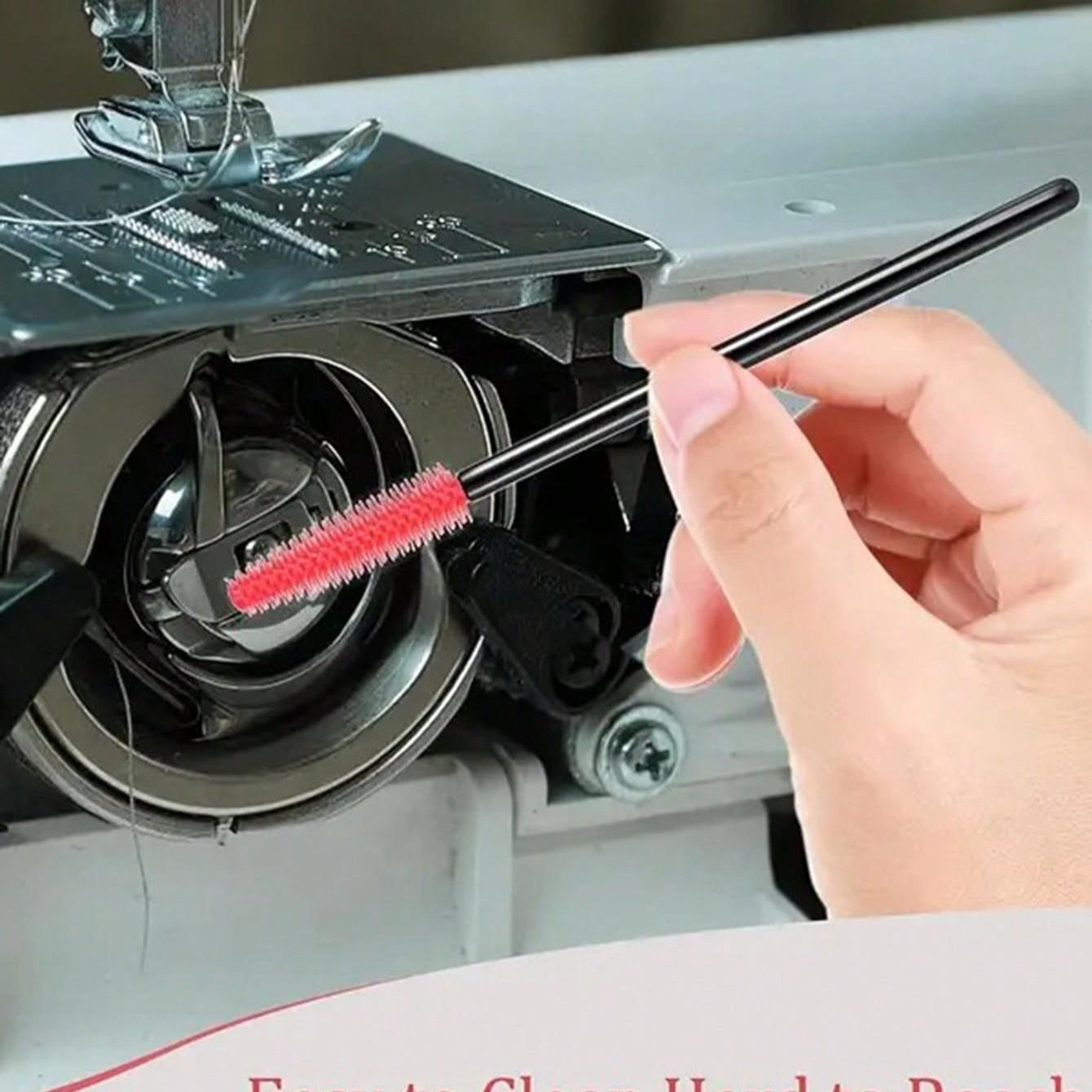 Silicone Sewing Machine Cleaning Brush, Reusable Thick Bristles, Easy Clean Hard-To-Reach Areas, 4/20/40/80 Count Options