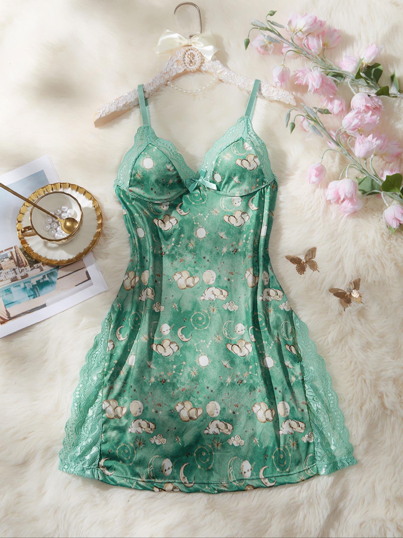 Women's Woven Fabric Sleepwear Set, Slim-Fit Plain Design, Soft & Breathable Comfort, All-Season Wearability, Casual Style