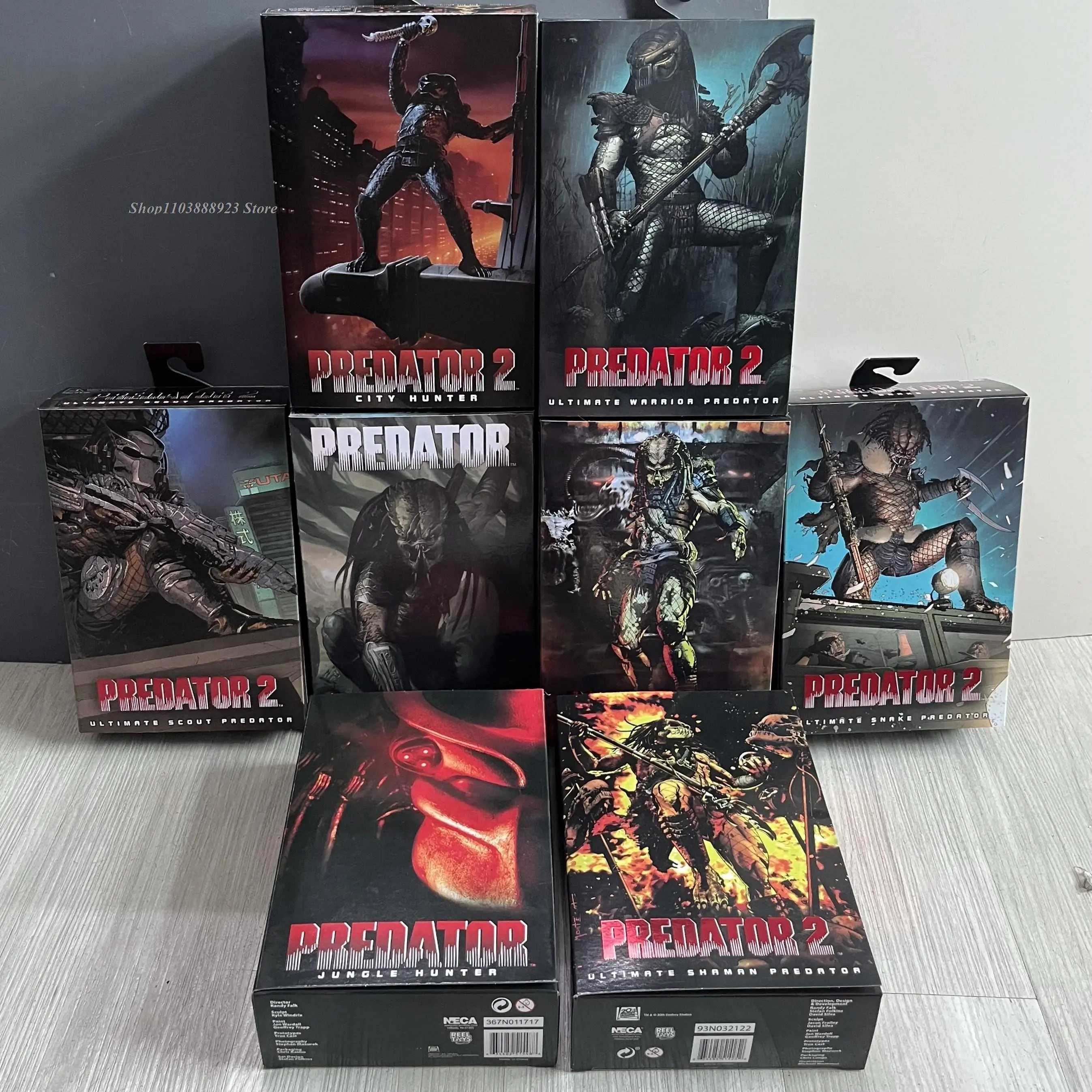 Predator Figrue Ultimate Shaman Elder Armored Lost Warrior Jungle Hunter Snake Vision Predator Alien Figure Model Toy Gifts Popular toys 2026 Hot selling toys