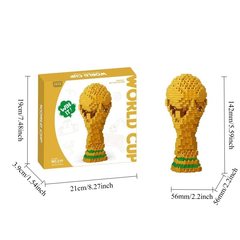 From Zero to Legend: Build Your Own World Cup Collectible Display, Unique Soccer Memorabilia, Perfect Gift for Football Fans