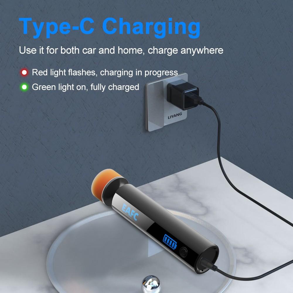 Mini Polishing Machine for Cars, Car Polisher Tool, USB Charging Wireless Car Paint Scratch Repair, Windshield Oil Film Remover, Detail Polishing Kit