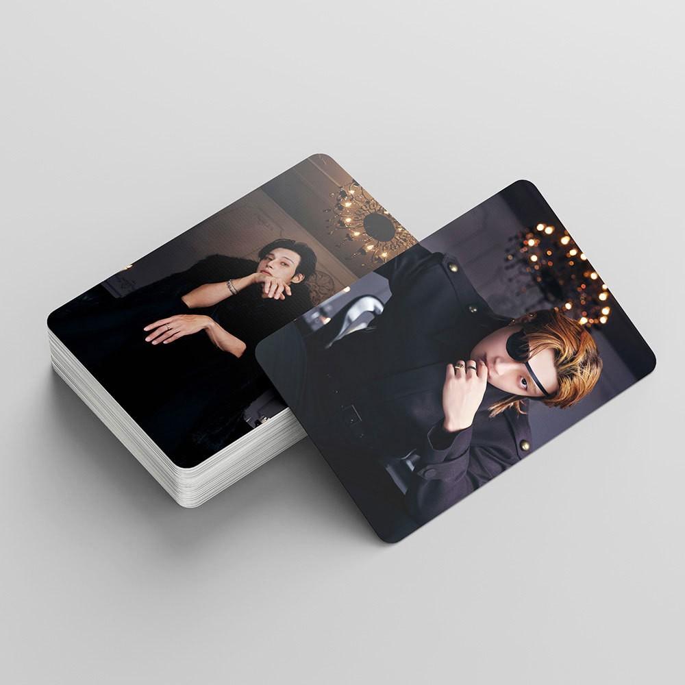 2026 New 55-Piece Boxed Small Cards, K-Pop Boy Group Idol Merchandise, High-Quality Photo Decorative Collectible Support Cards