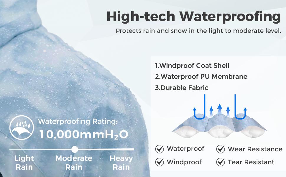 Women's Waterproof Ski Jacket Mountain Windproof Rain Jacket Winter Warm Snow Coat giftideas christmasgift