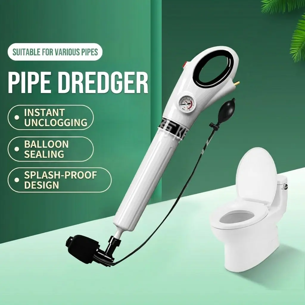High-Pressure Toilet Auger Kit, Stainless Steel Toilet Spring Tool, Kitchen & Bathroom Pipe Unblocker, Home & Hotel Use