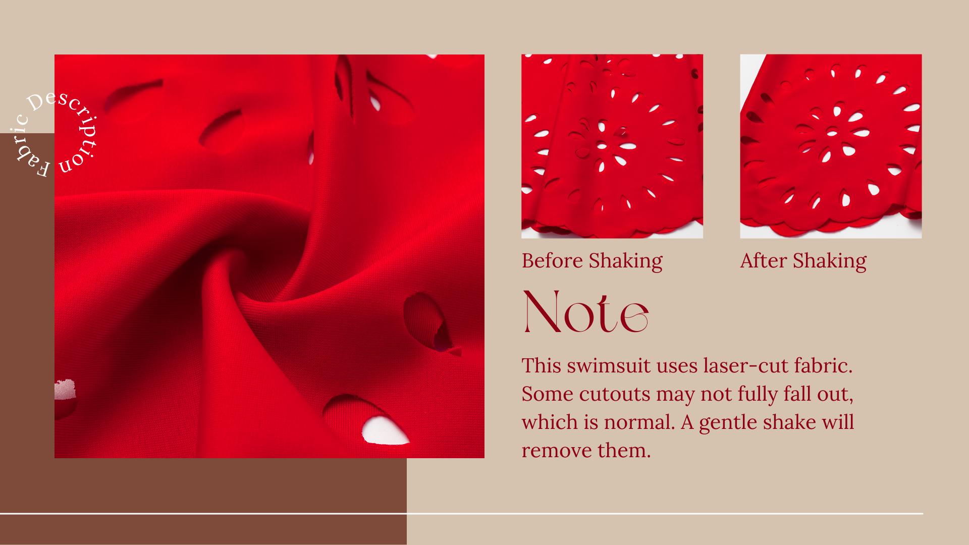 FLAXMAKER Women's Red Laser Cut Mesh One Piece Swimsuit and Matching Cover Skirt Swimwear Set Chic Beachwear Swimdress Stylish Bathing Suit #TikTokShopBlackFriday FLAXMAKER Women's Red Laser Cut Mesh One Piece Swimsuit and Matching Cover Skirt Swimwear Set Chic Beachwear Swimdress Stylish Bathing Suit #TikTokShopBlackFriday