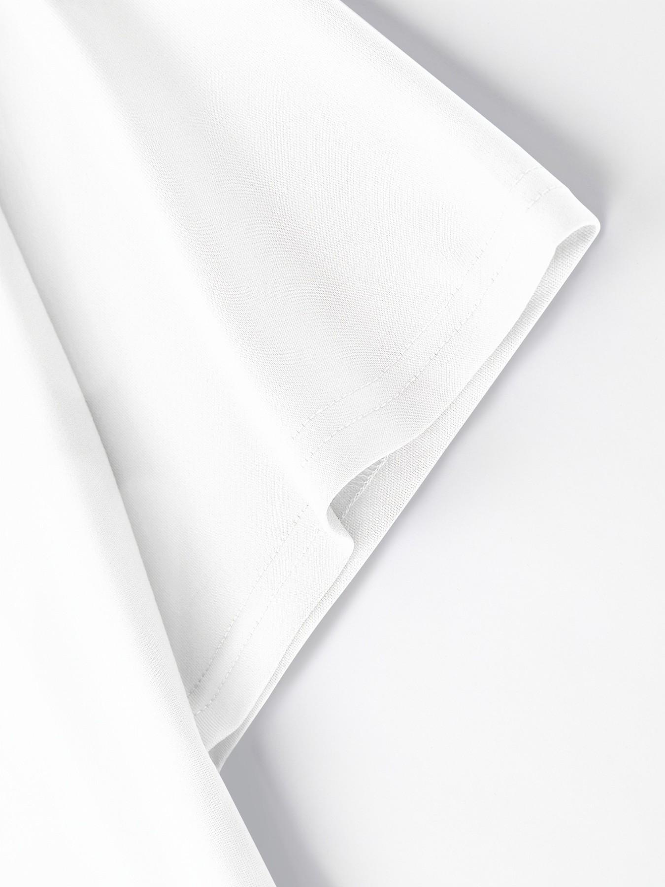 Men's Geometric Print Long Sleeve Fitted Casual Top, All-Seasons Sporty Streetwear, No Zipper, Without Button, with Collar