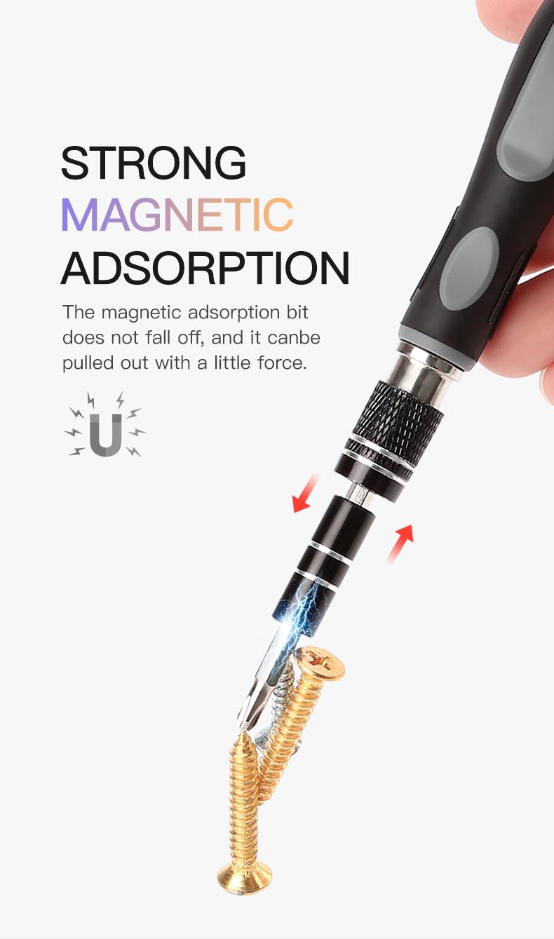 32 in 1 Precision Screwdriver Set Portable Pen Manual Hand Tool Kit, Wireless Cordless, Magnetic Mini Small Bit for Xiaomi Phone Repair