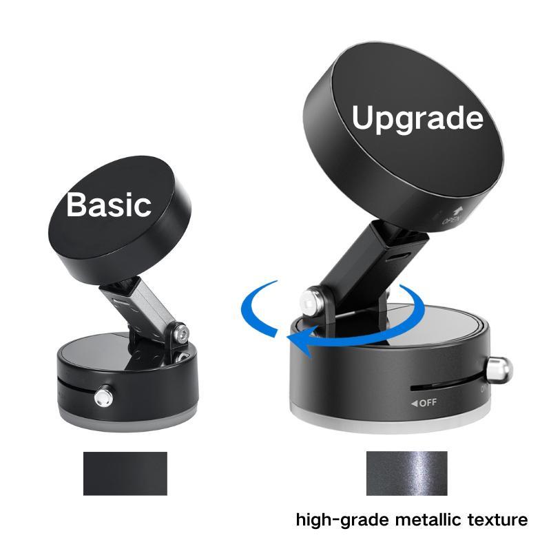 Joytutus 360° Rotatable Vacuum Suction Car Phone Holder Universal for Apple & Android with Powerful Suction GPS Navigation Hands-Free Calls Compact Design