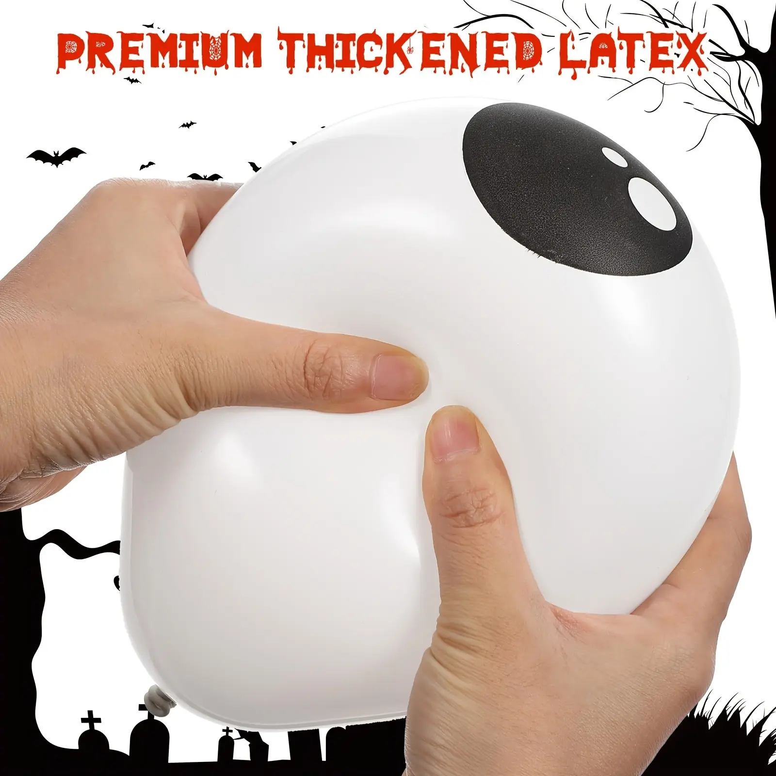 33 pcs, Halloween eye latex balloon party supplies, 5-inch Halloween decorative fun balloons, suitable for Halloween parties, animal eye creations, birthday parties, and Halloween balloon garland decoration