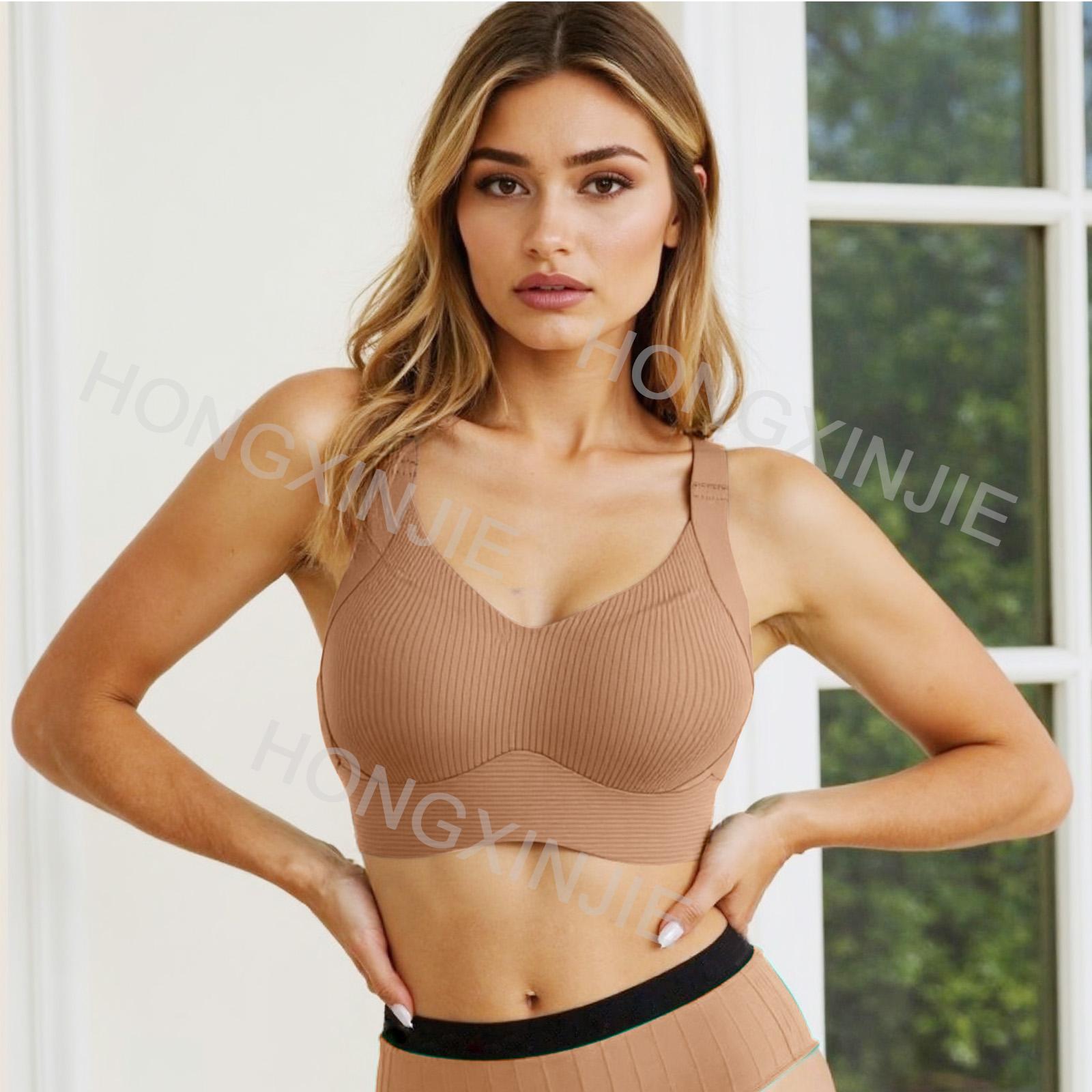 6/5/4/3-piece adjustable bra with large chest and small text chest, anti sagging and seamless women's comfortable bra