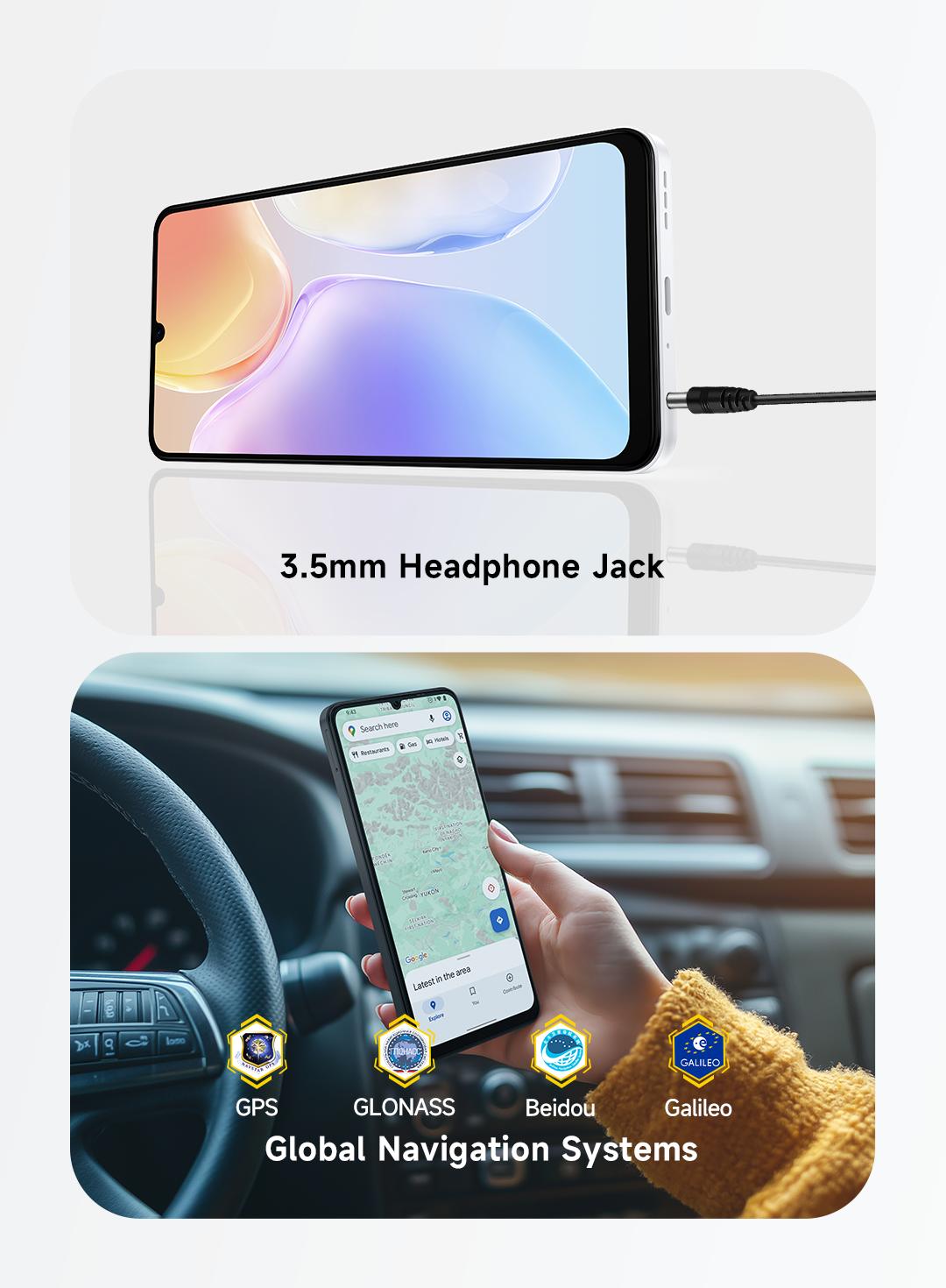 Ulefone Note 20 Pro Unlocked Cell Phones, 4G Smartphones,Android 14 , 6000mAh Mega Battery, 8GB + 128GB/256GB, 6.75" Large Waterdrop Display 90Hz + 50MP Main Camera+8MP Selfie Camera+2MP Macro Lens , Ultra-Slim Lightweight, Face Unlock& Fingerprint ID