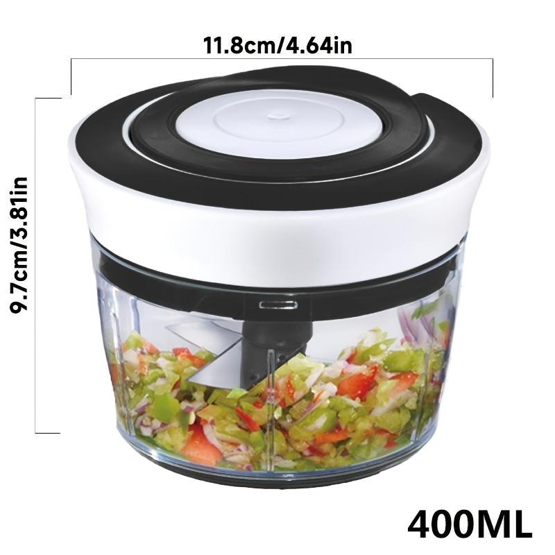 Handheld Multifunctional Kitchen Appliance - Manual Pull-String Food Processor with Durable Blade, Garlic Crusher, Meat Slicer, Vegetable-Fruit Chopper Dicer, Carrot Cutter, Large-Capacity Kitchen Utensil, Multifunctional Kitchen Appliances fathersdaygift