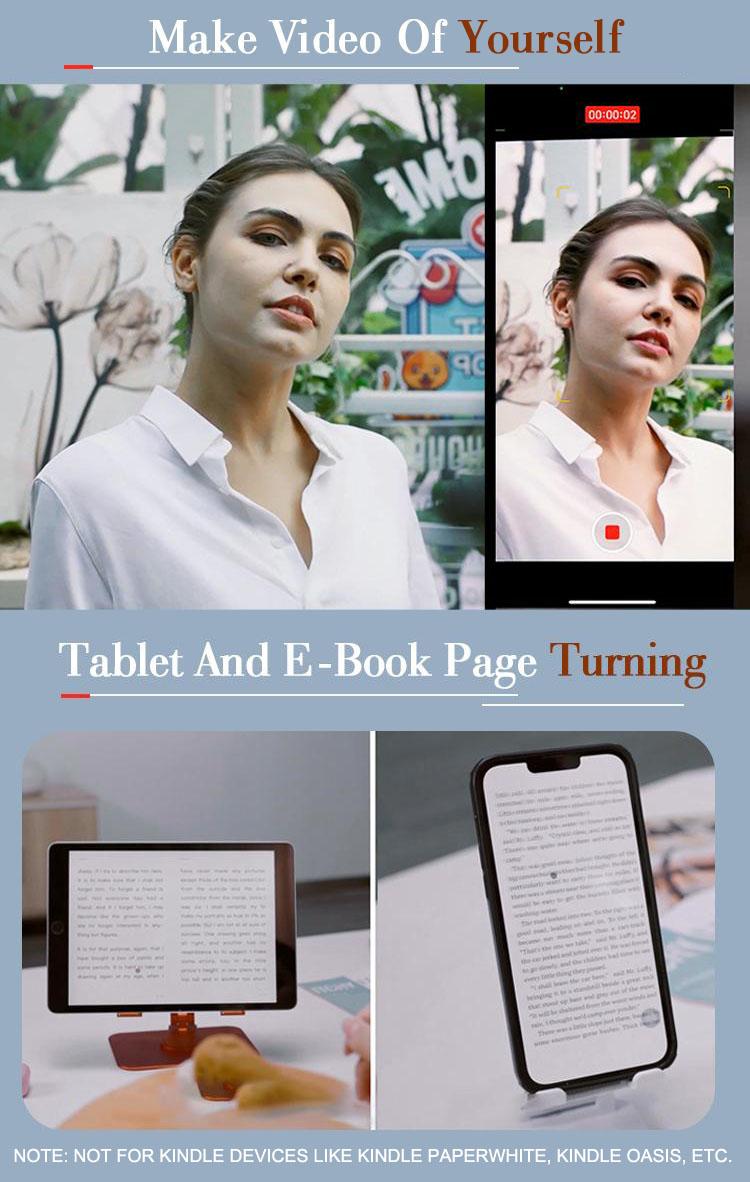 [NEW COLOR] Bluetooth Scrolling Ring Remote Control Scroller Page Turner,  selfie Video Recording Remote,Music Control, for iPhone ,iPad ,iOS,Android,Pink Accessories Selfie Devices,dealsforyoudays