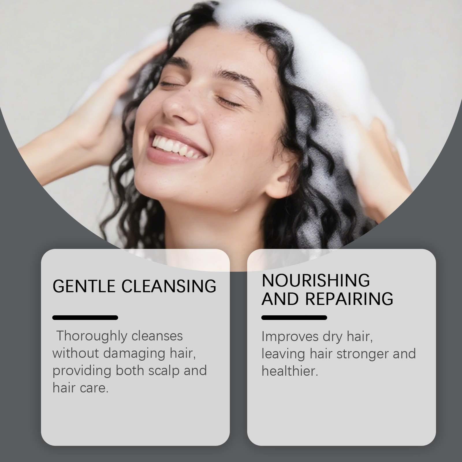 Hoegoa Refreshing Shampoo, Gentle Hair Care, Smooths Hair, Daily Scalp Cleanser, Comfortable Hair Maintenance, Soft and Nourishing