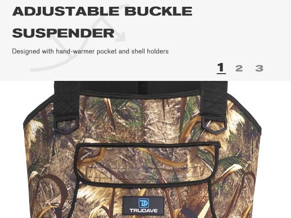 Trudave Fishing Waders for Men, Chest Waders with Boots for Men & Women, 4MM Neoprene Waterproof Waders for Hunting & Fishing Trudave Fishing Waders for Men, Chest Waders with Boots for Men & Women, 4MM Neoprene Waterproof Waders for Hunting & Fishing