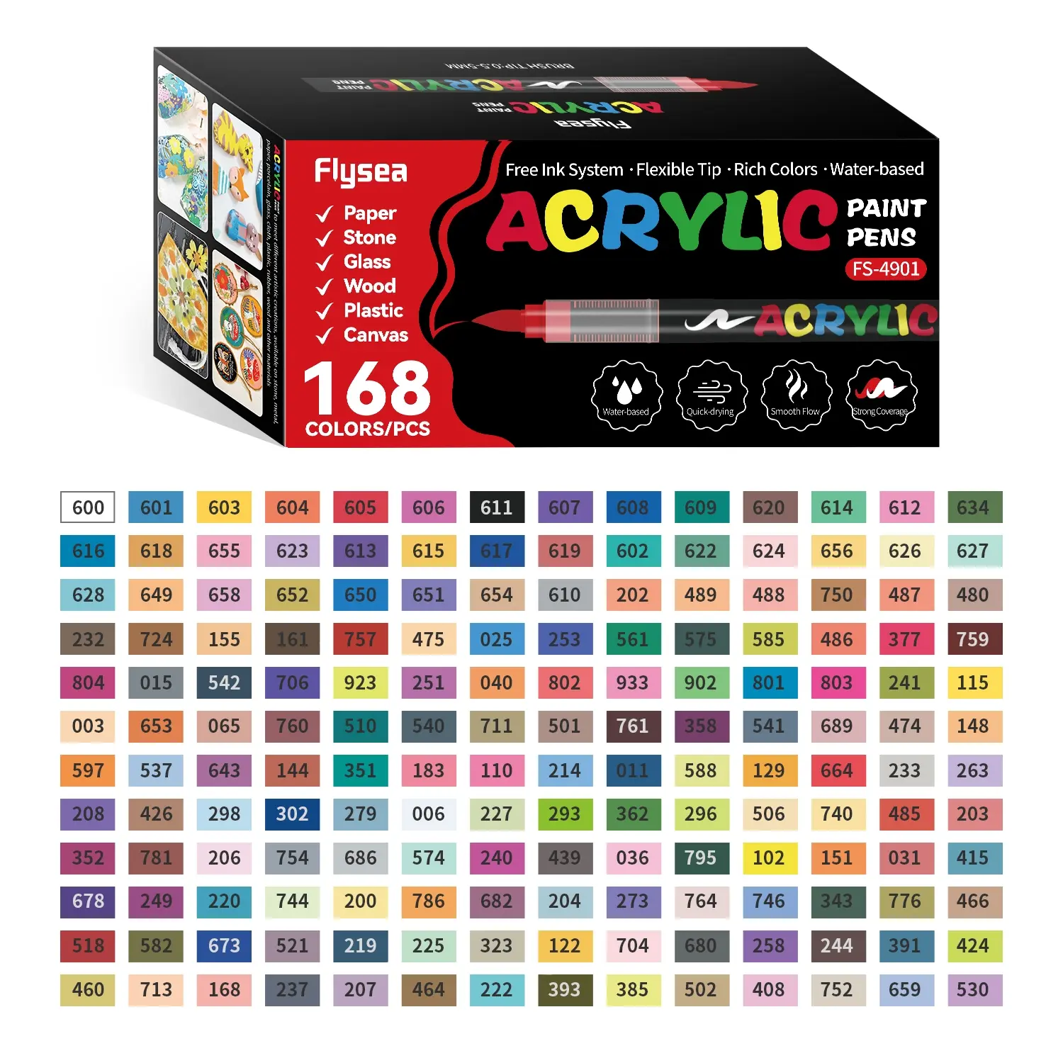 168 colors