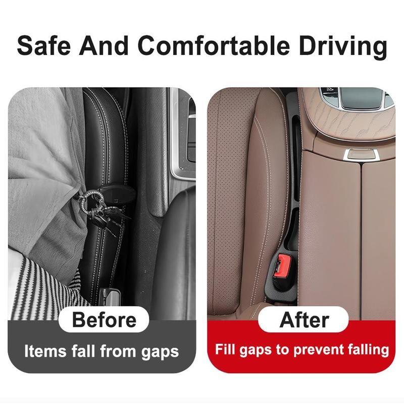 Car Seat Gap Filler Organizer, Waterproof Seat Gap Fill Strip, Slot Seat Gap Storage, Car Interior Accessories, Car Storage Organizer