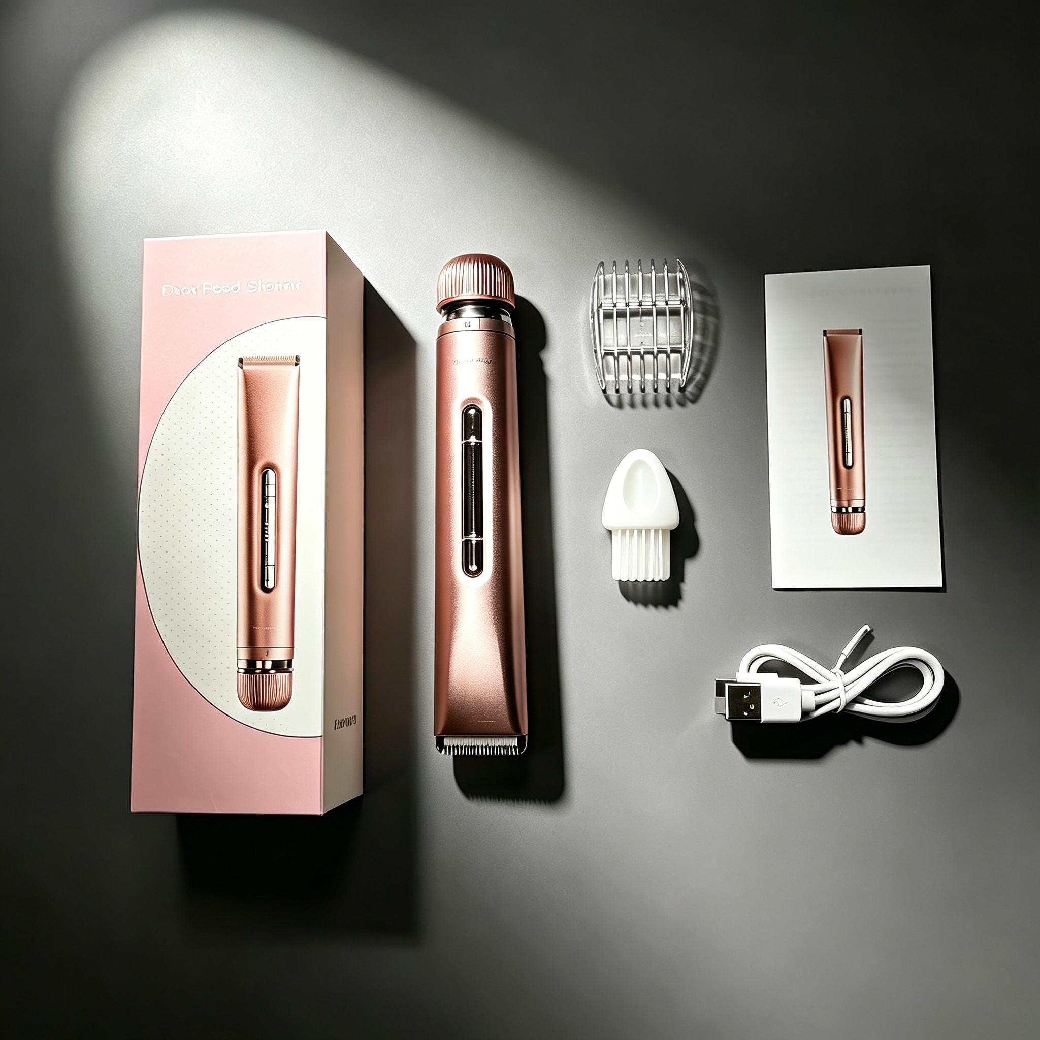 Electric Hair Removal Tool, 1 Box Rechargeable 2 in 1 Body & Facial Hair Removal Dual Head Shaver, Waterproof Hair Removal Machine for Armpits and Legs,father'sdaygifts,summerhairstyles