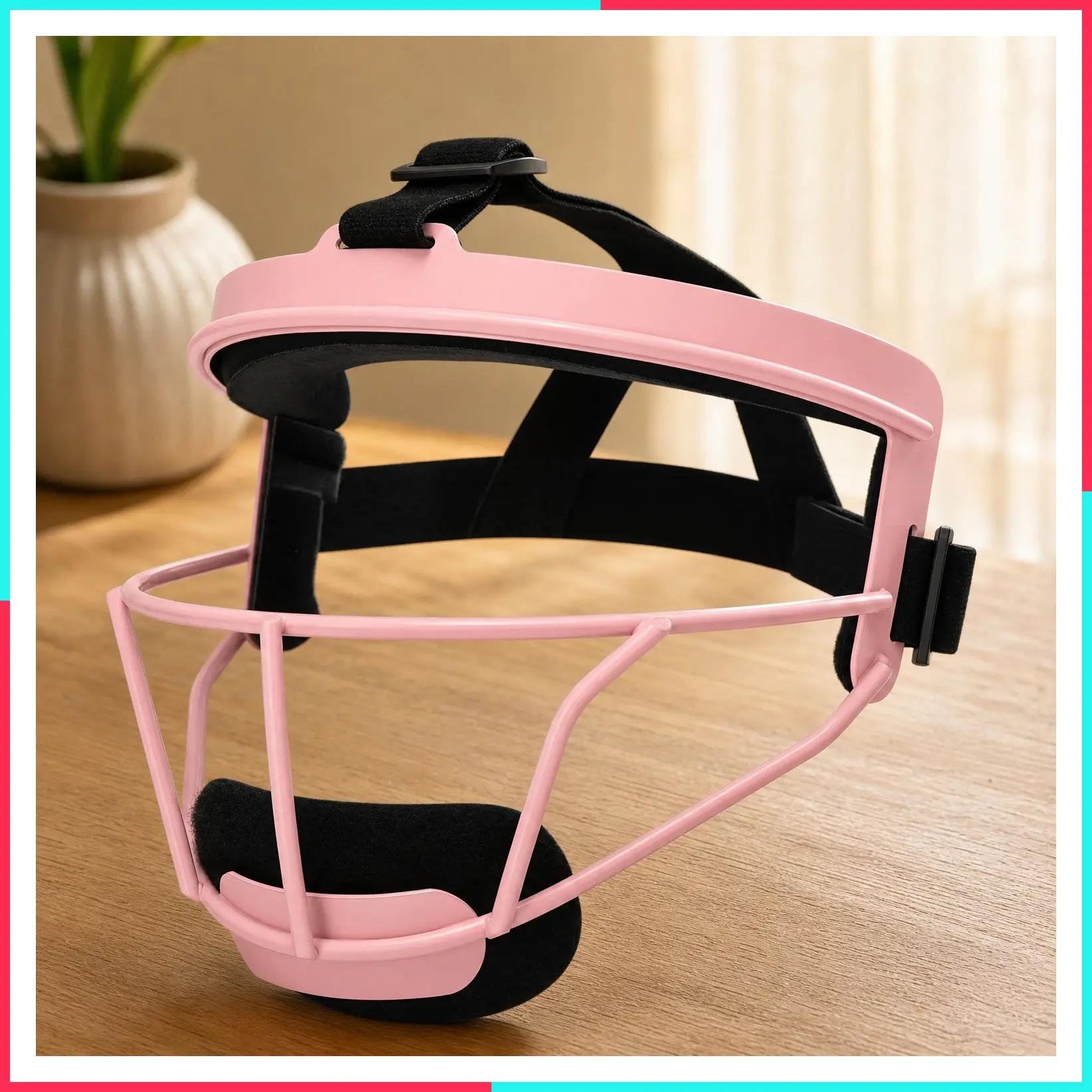 Softball Fielder's Face Mask, Lightweight & Comfortable, Wide Field Vision, Durable Protective Softball Face Guard