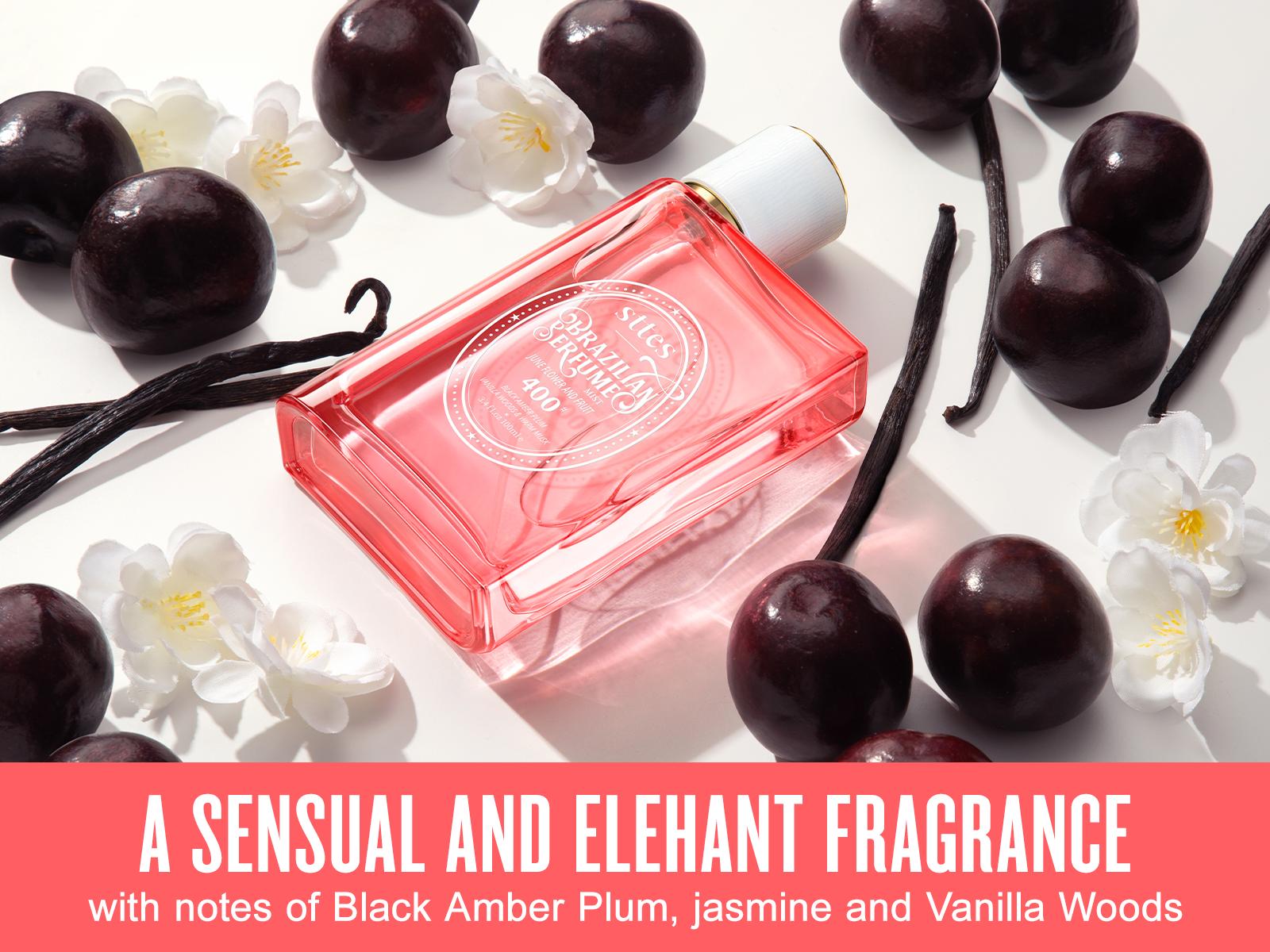 Sttes Perfume 400#（June Flower Fruit） - Eau De Perfume 100ml (3.4fl Oz)  Flower  Fruit Gourmet tune (vanilla plum jasmine Woody tone)