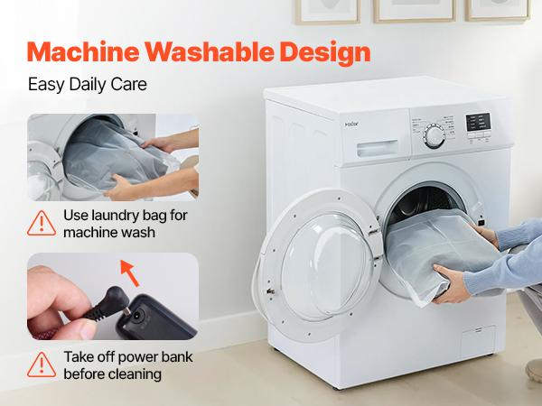 VEVOR Heated Jacket Hoodie for Men Women, Heated Sweatshirt Unisex Full-Zip with 7.4V 16000mAh Power Bank Pack, 5 Heating Zones, 3 Temp Levels, 4-8H Warmth, for Winter Outdoor Camping, Black, XL Size