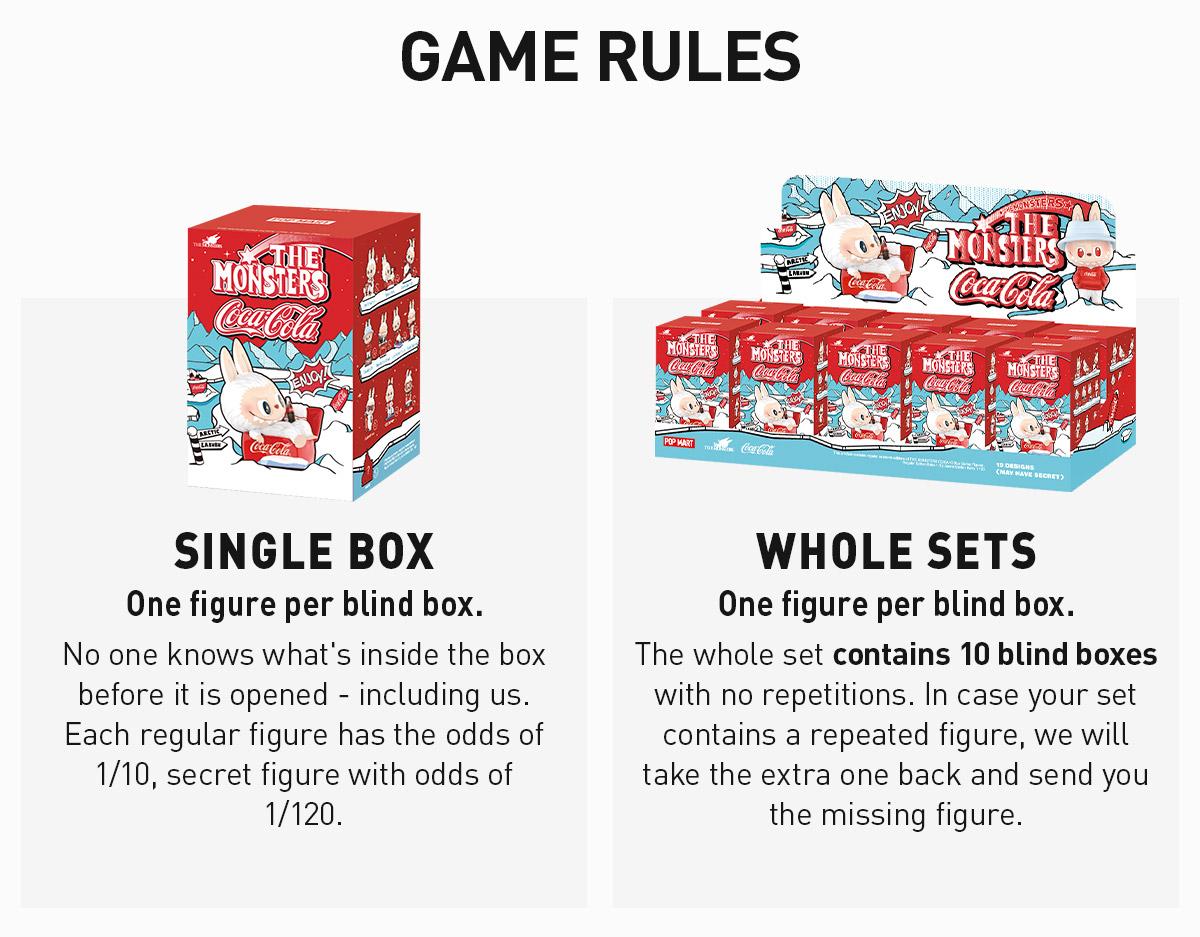 POP MART THE MONSTERS COCA-COLA Series Figures, Blind Box, Mystery Box POP MART THE MONSTERS COCA-COLA Series Figures, Blind Box, Mystery Box