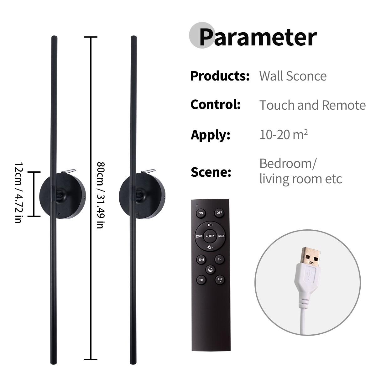 Non drilling installation and detachable, Perfect for renters/Renters Friendly,360 ° rotating creative wireless charging wall lights: no need to remove the entire lamp body/detachable charging battery compartment power supply wall lights/mirror lights