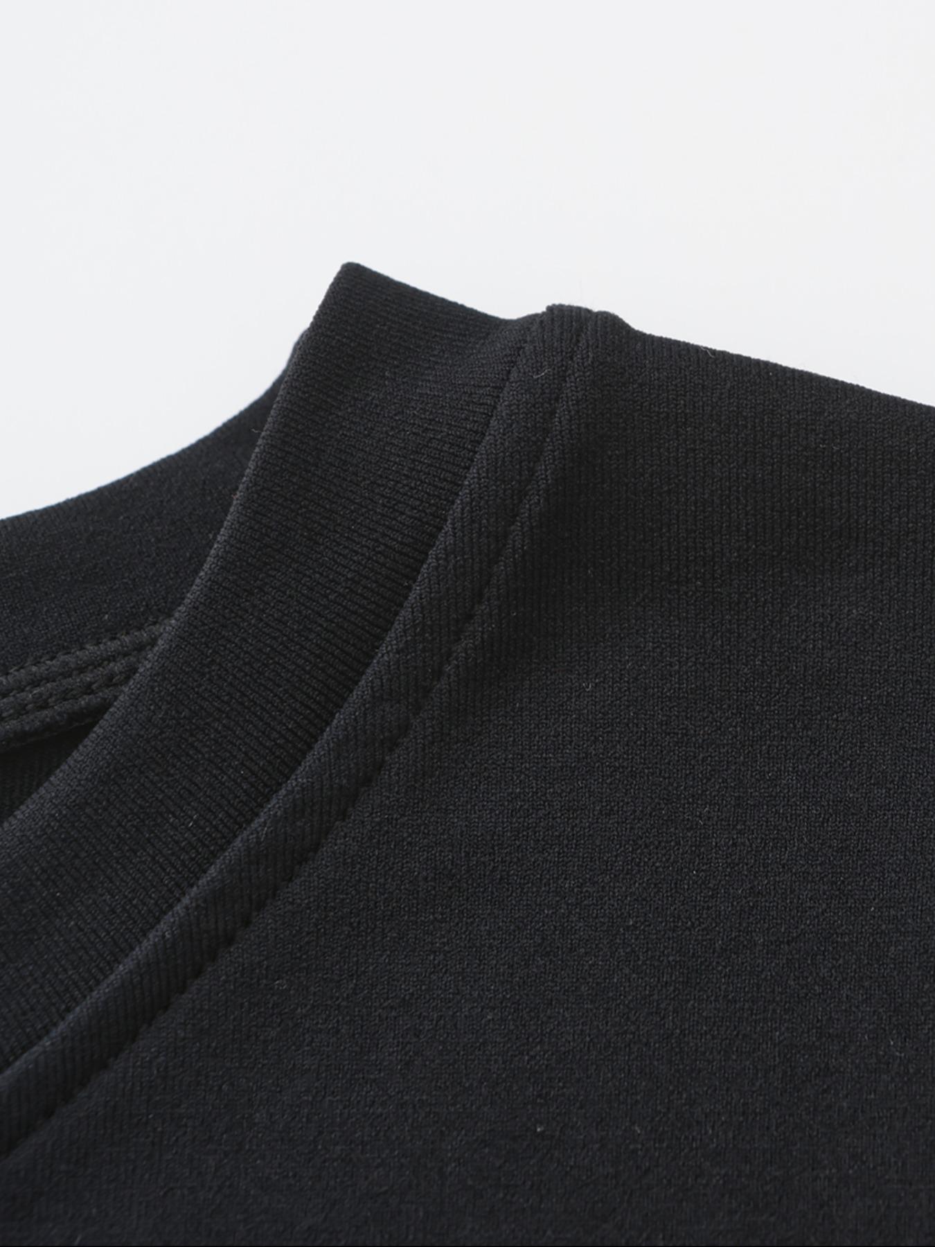 Women's Casual Sporty Long Sleeve Top, Gym Top, High-Stretch Breathable Yoga T-Shirt, Round Neck Tee Made from All-Season Woven Fabric