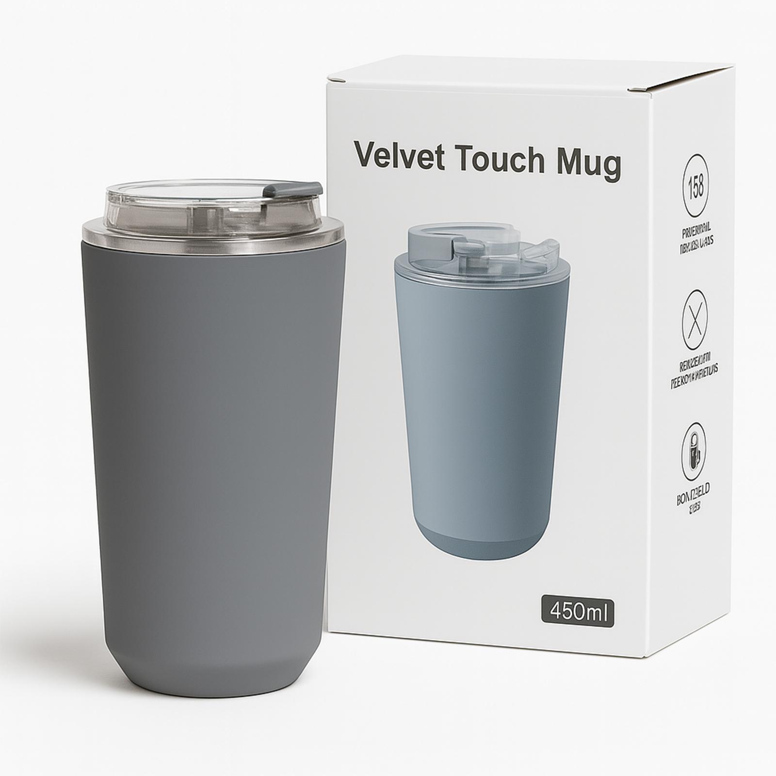 1Pc 15oz Double Wall Stainless Steel Vacuum Insulated Mug, Tumbler with Lid, Matte Finish Thermal Cup, Keep Hot 6H/Cold 12H, Compact Leak-Proof Insulated Cup for Coffee Tea, Great for Office/Commute/Travel/Home Use, Unique Gift, Minimalist Style